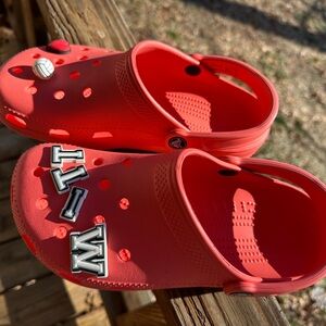 Women’s Coral CROCS with Charms